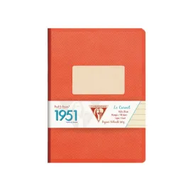 1951 A5 Red Coral Notebook  - Lined