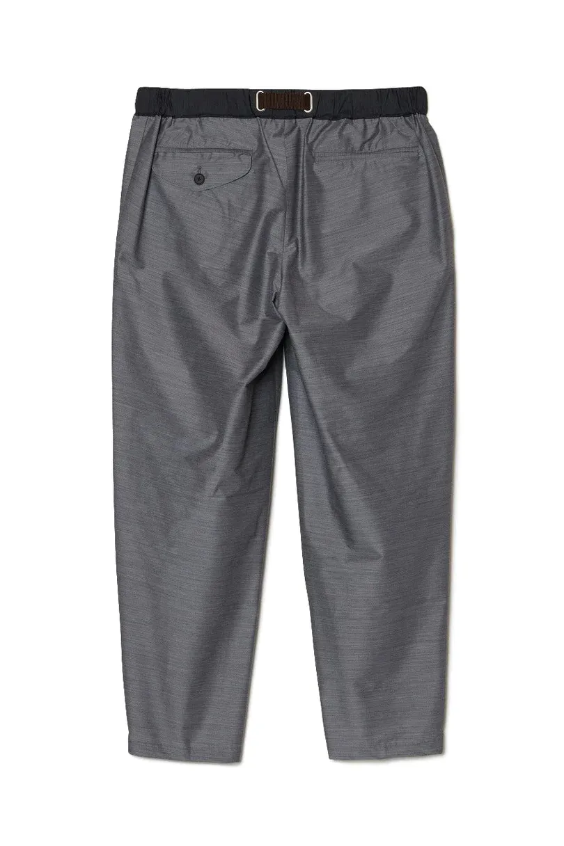 Adjustable Waist Grey Pants