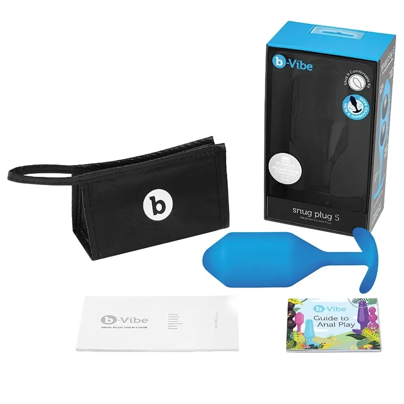 B-VIBE Snug Plug 5-Blue