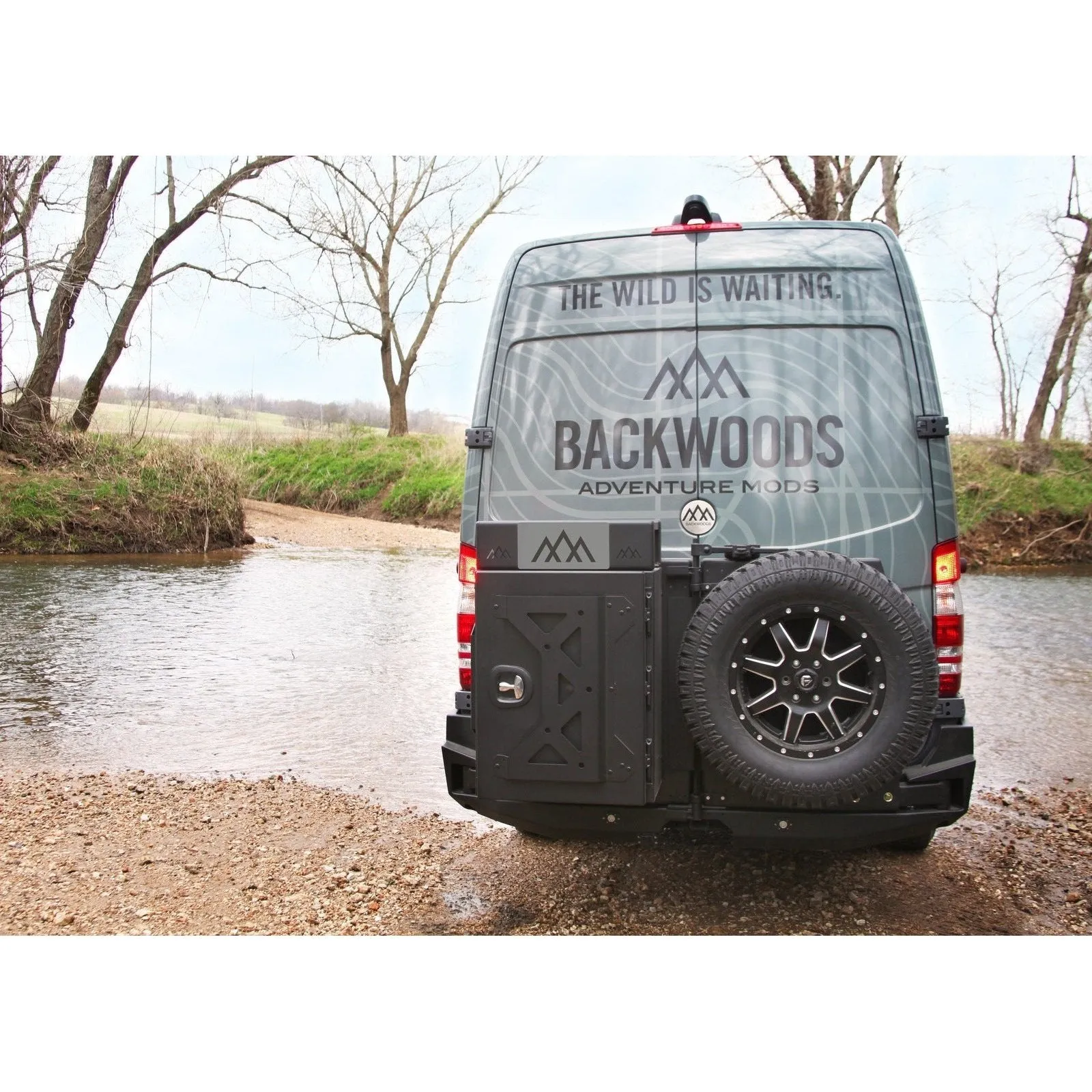 Backwoods Adventure Mods Mercedes Sprinter (2014-2018) Rear Swing Out Bumper