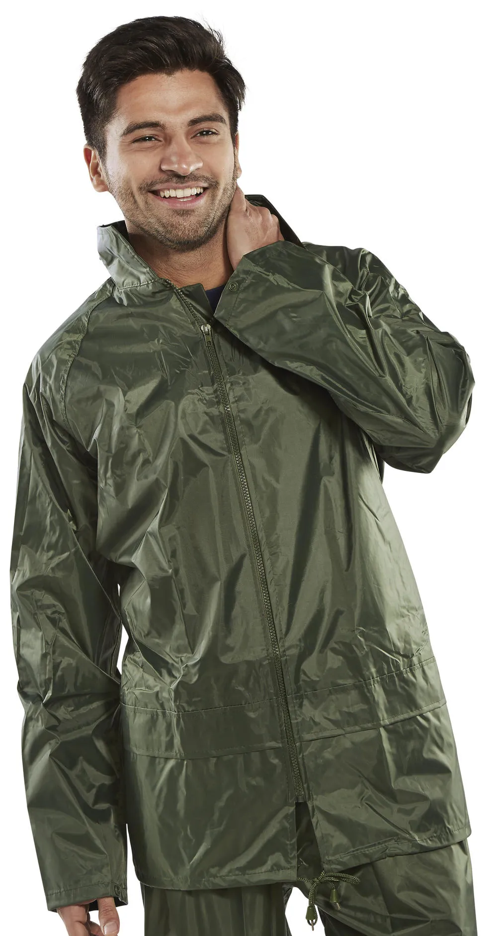 Beeswift B-Dri Nylon Weather Proof Jacket Olive Green (Sizes Small to 3XL)