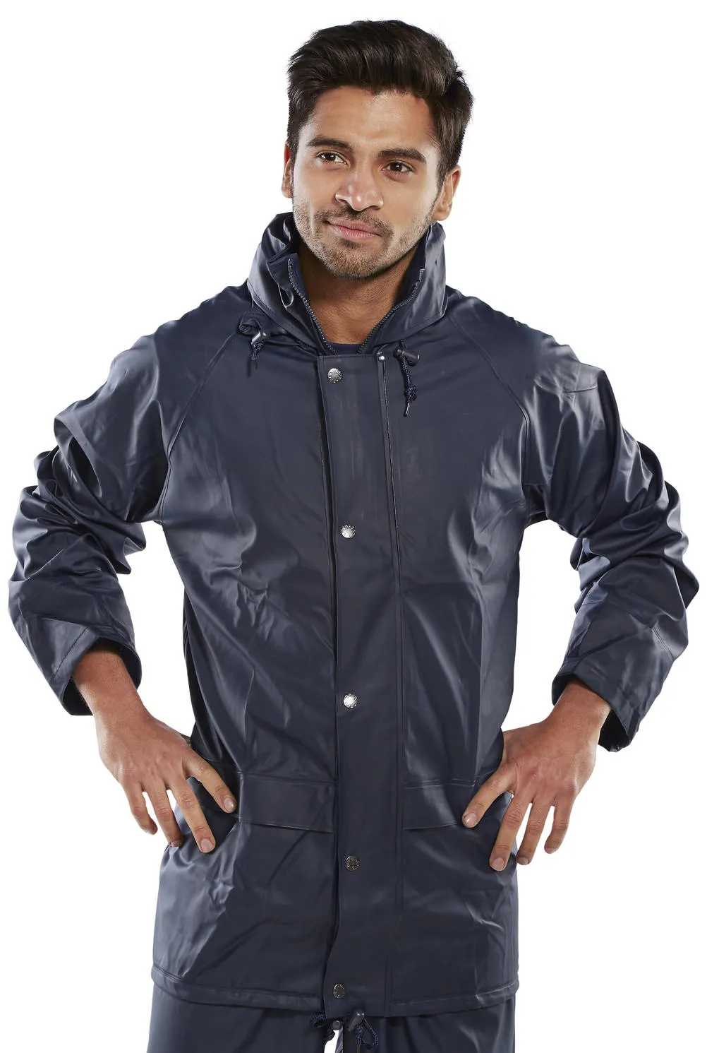 Beeswift Super B-Dri Weather Proof Jacket Navy Blue (Sizes Small to 3XL)