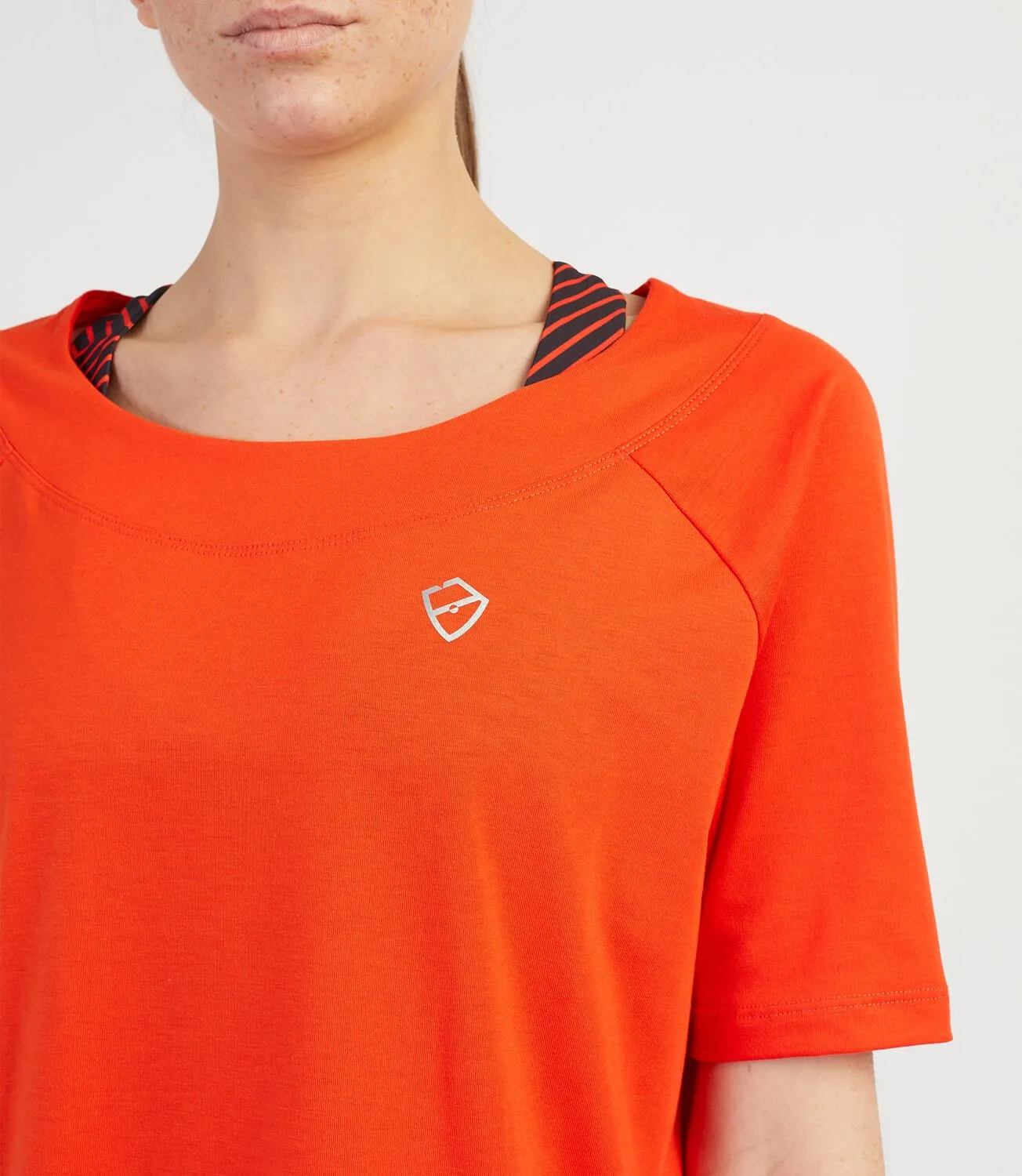 Bridget Loose Tee-Flame