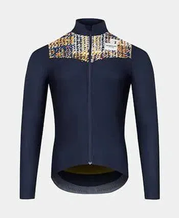 CAFE DU CYCLISTE Clemence Long Sleeve Jersey - Navy