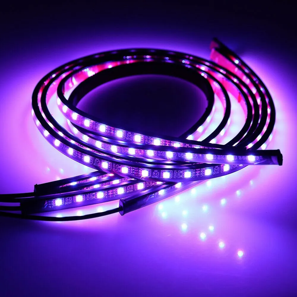 Car Under Glow Light Flexible Strip- LED Underbody Lights Remote APP Control