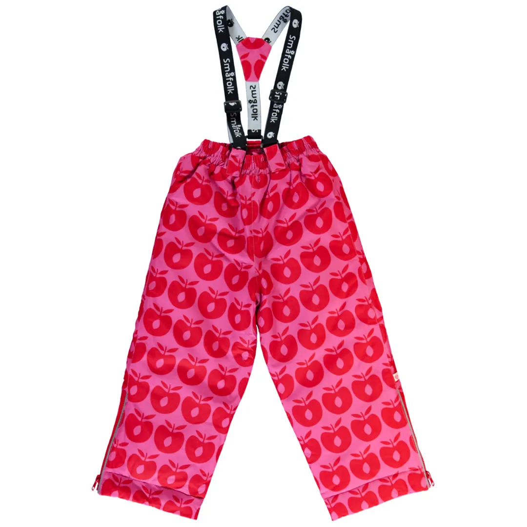 Children's ski pants with apples