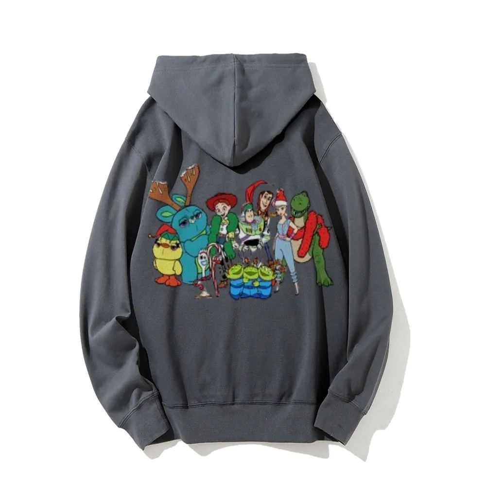 Christmas Cute Friends Graphic Pullover Hoodies