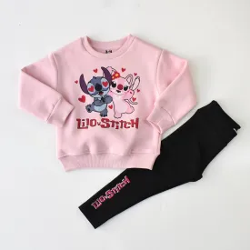 Cute Angel Girls Leggings Set