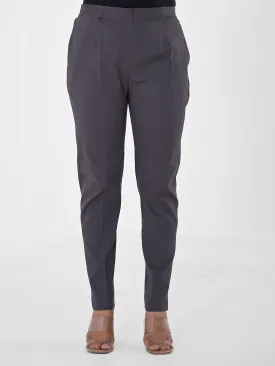 Dark Grey 4-Way Stretchable Pants