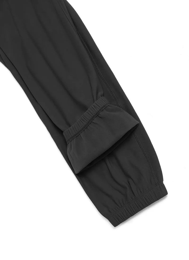 Fleece Lined High Waisted Joggers 28"