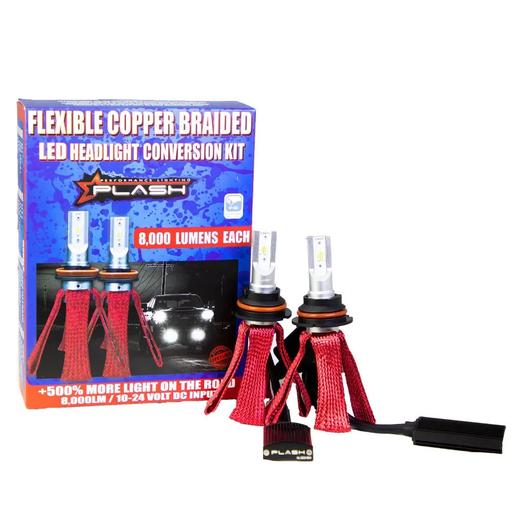 Flexible Copper Braided LED Headlight Conversion Kit | 9004