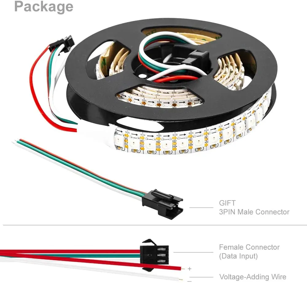 FluxTech – IP65 Addressable Flexible Dream Colour Programmable LED Strip Light