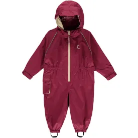 Hippychick Toddler All-In-One Waterproof Shell Suit (Raspberry)