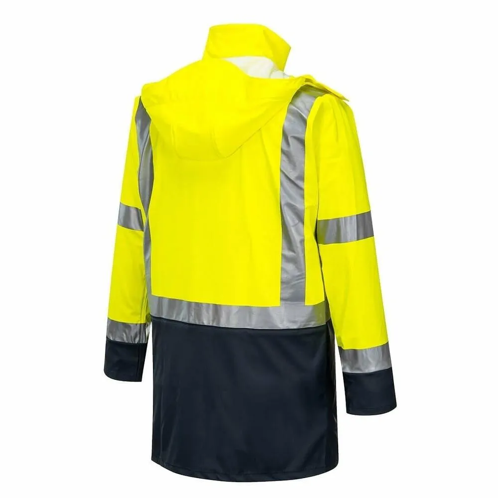 Huski Mens Core Farmers 2-Tone Hi-Vis Waterproof Taped Jacket