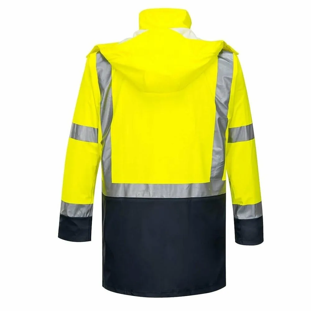 Huski Mens Core Farmers 2-Tone Hi-Vis Waterproof Taped Jacket