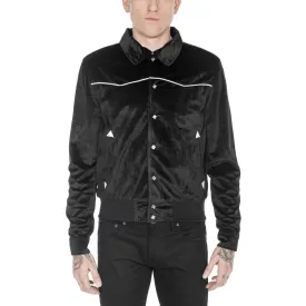 Jackson Velvet Jacket - Black