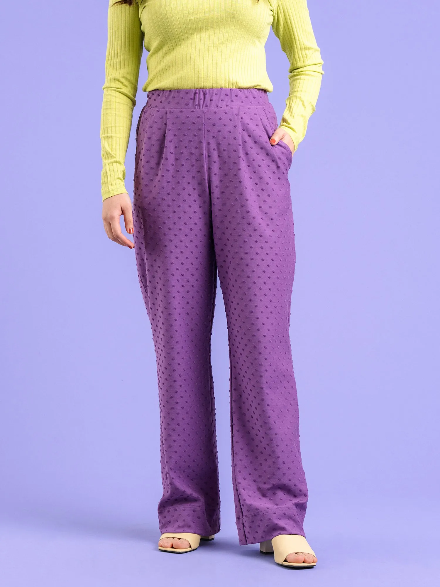 Jill Pants Purple Dot