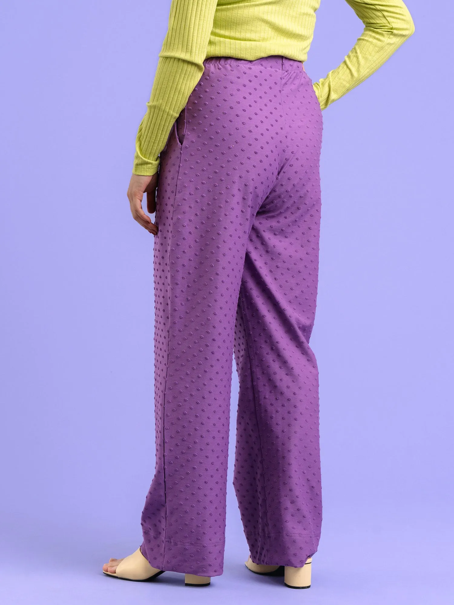 Jill Pants Purple Dot