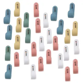 Kuber Industries Hooks for Wall|Superior Quality ABS|Durable & Rust-Proof|Easy to Install Self Adhesive Hook|Wall Hooks for Doors & Closets|JH-002|Pack of 15|Multicolor