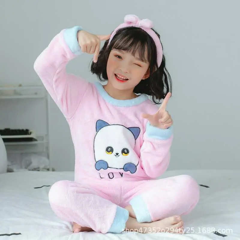 LOVE PANDA FURR FULL SLEEVES NIGHT SUIT - PINK