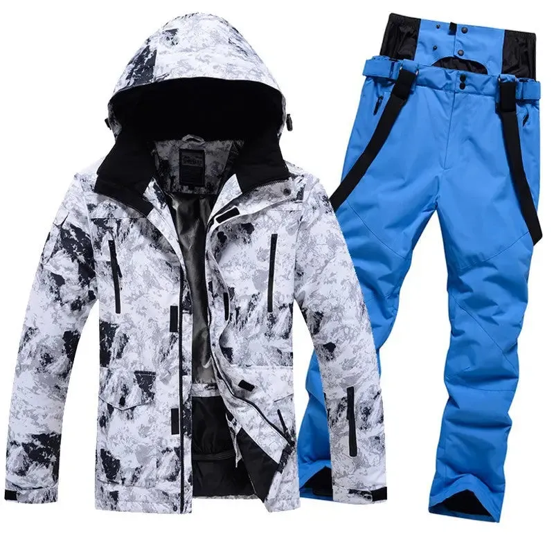 Men Women Insulated Ski Jacket & Pants Set