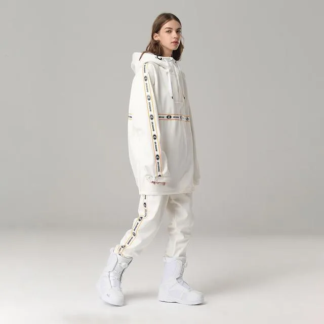 Men Women Ski Suit Ski Hoodie Set Skiing professional Snowboard Suit Male Female