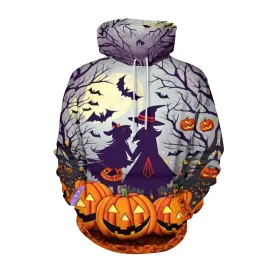 Mens Halloween Peace Night 3D Print Hoodies