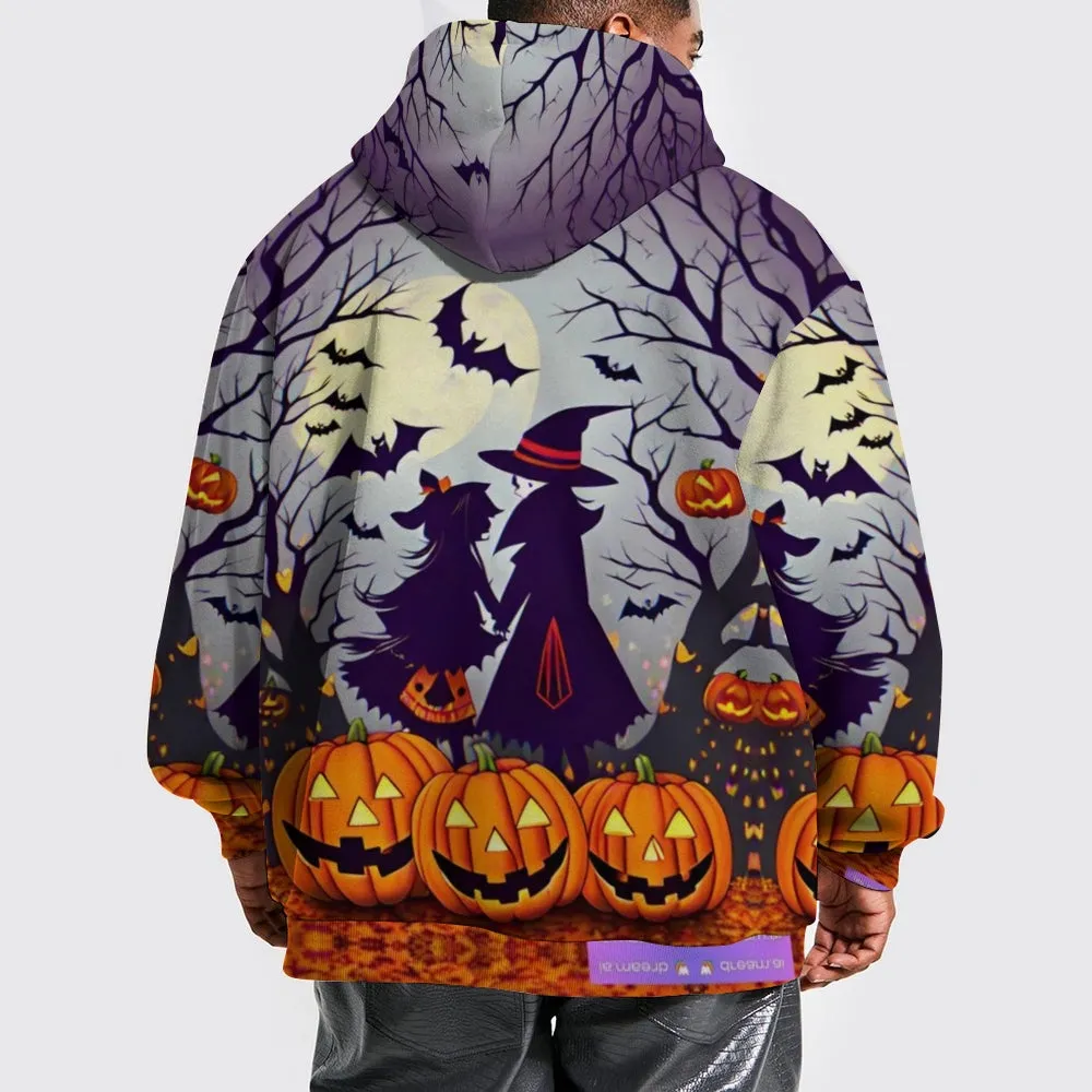 Mens Halloween Peace Night 3D Print Hoodies