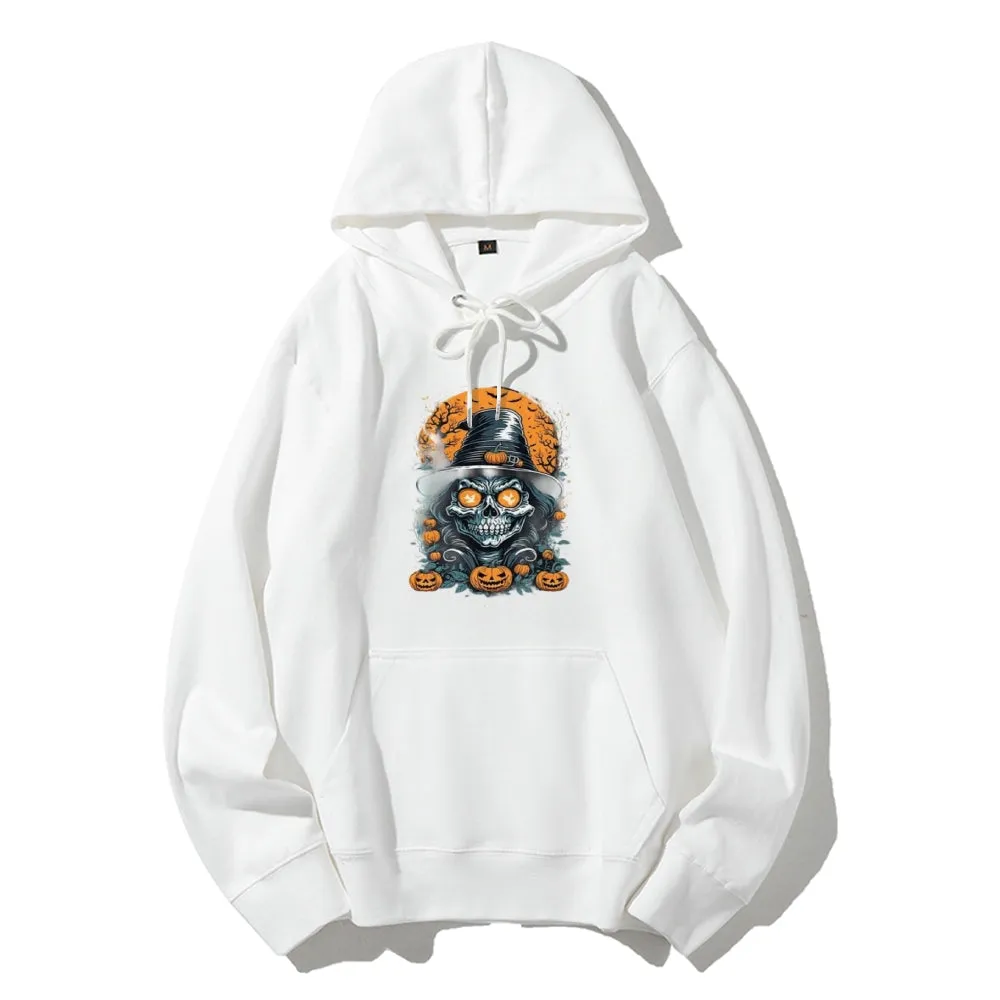 Mens Halloween Witch Graphic Hoodies