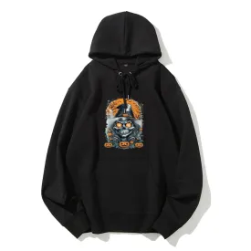 Mens Halloween Witch Graphic Hoodies