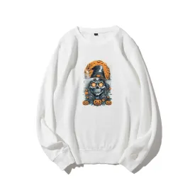 Mens Halloween Witch Graphic Sweatshirts