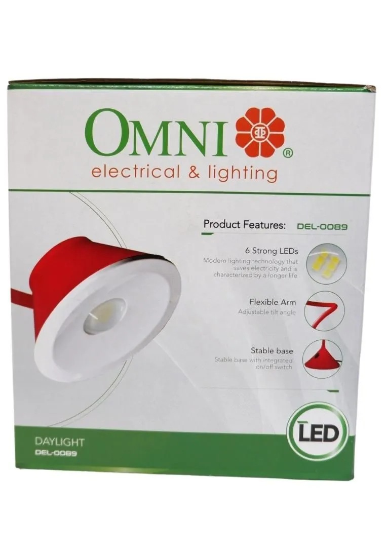 Omni Led Table Lamp 3.2 Watts 0089-Red