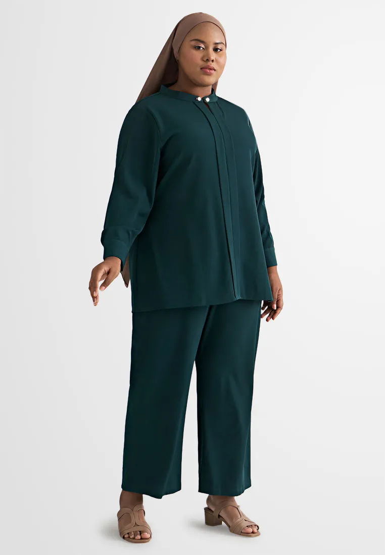 Peyton Side Zip Button Work Pants