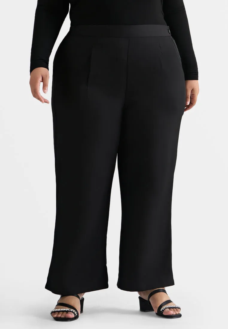 Peyton Side Zip Button Work Pants