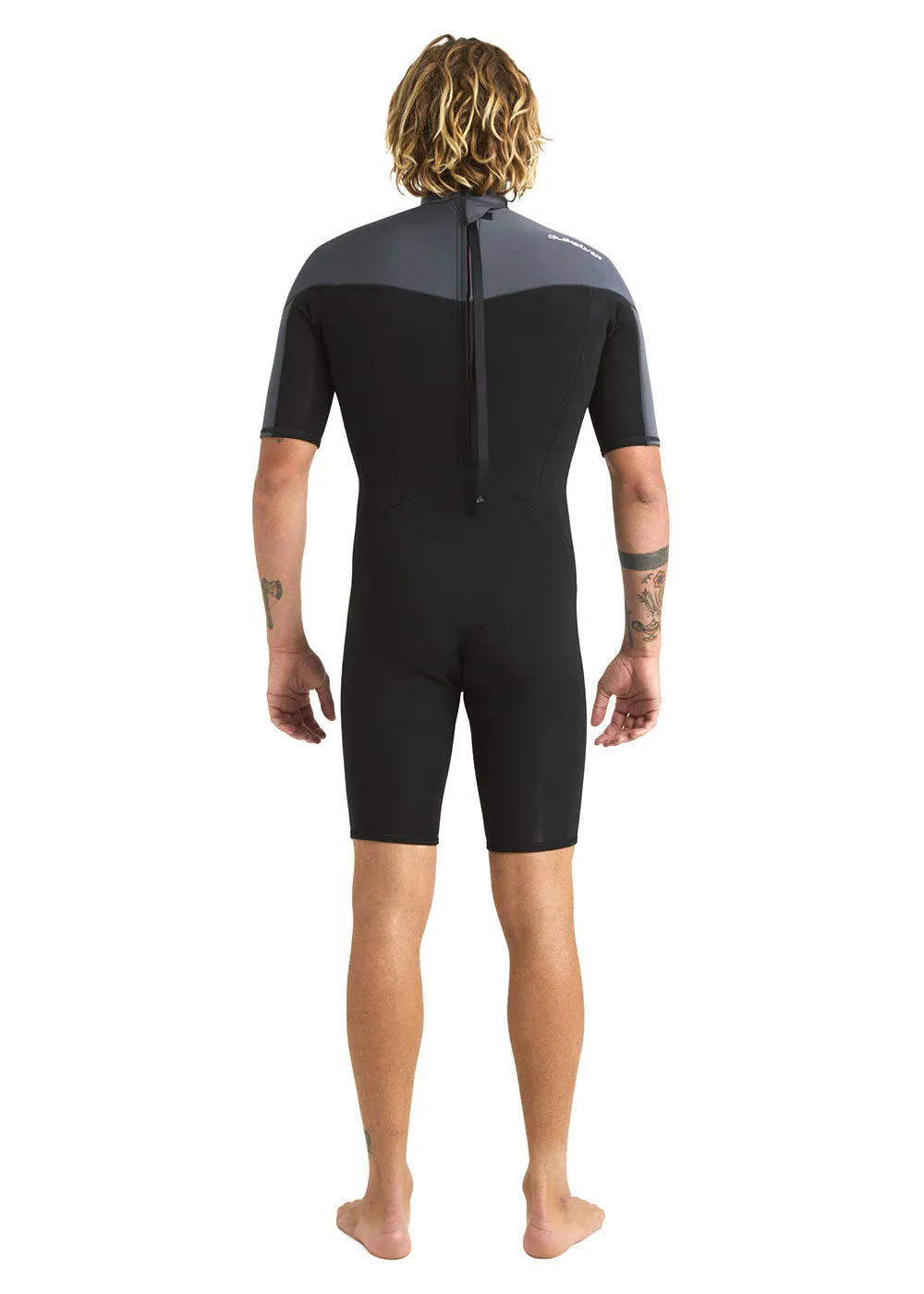 Quiksilver Mens Everyday Sessions 2mm Back Zip Spring Suit Wetsuit