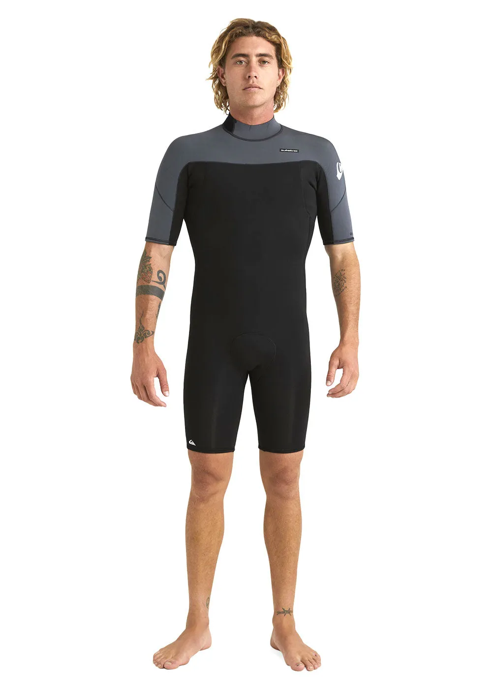 Quiksilver Mens Everyday Sessions 2mm Back Zip Spring Suit Wetsuit