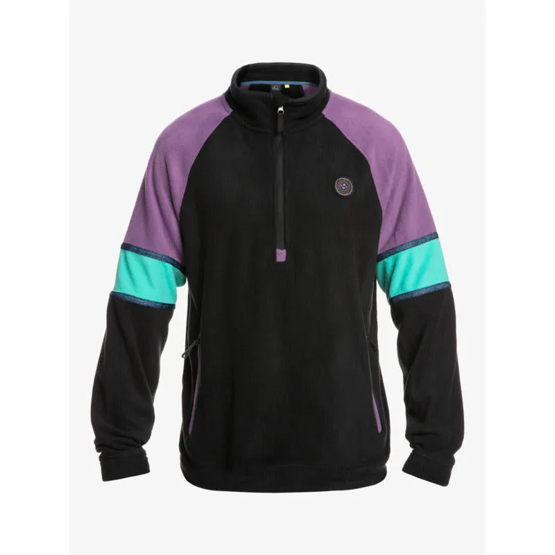 Quiksilver Mens Powder Chaser Half Zip- Black (KVJ0)