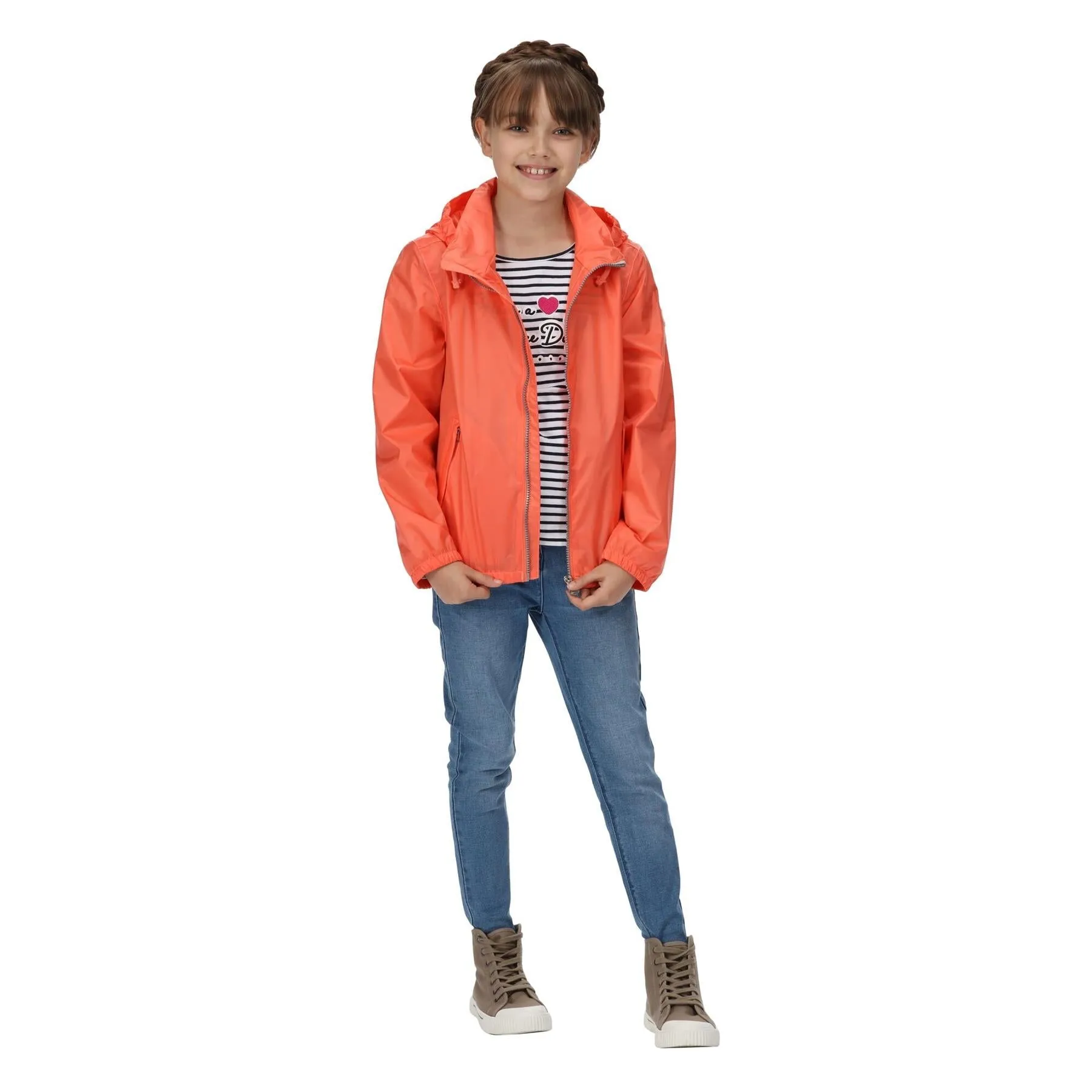 Regatta Girls Catkin Waterproof Breathable Jacket