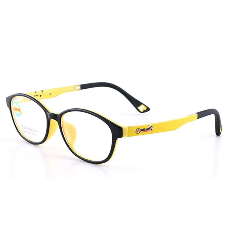 Reven Jate Unisex Children's Full Rim Oval Tr 90 Silicone Eyeglasses 5691