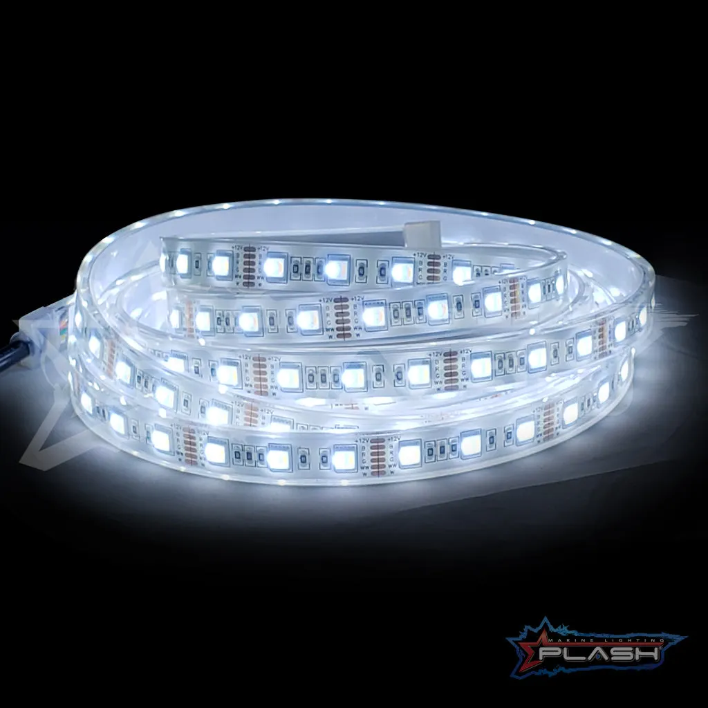 RGBWW Waterproof Flexible Light Strip - IP68 - 12V RGB 3000k Color Changing