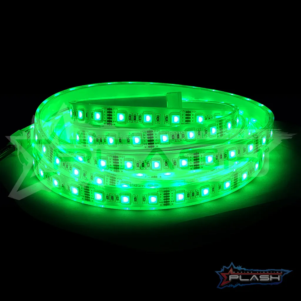 RGBWW Waterproof Flexible Light Strip - IP68 - 12V RGB 3000k Color Changing