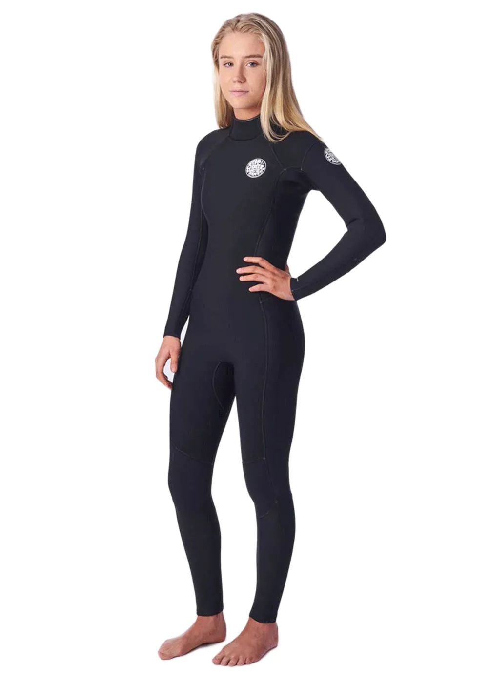 Rip Curl Womens Dawn Patrol 4/3mm Back Zip Steamer Wetsuit