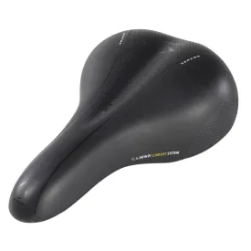 Serfas ELEMENTS Dual Density Comfort Men's Saddle Steel Black