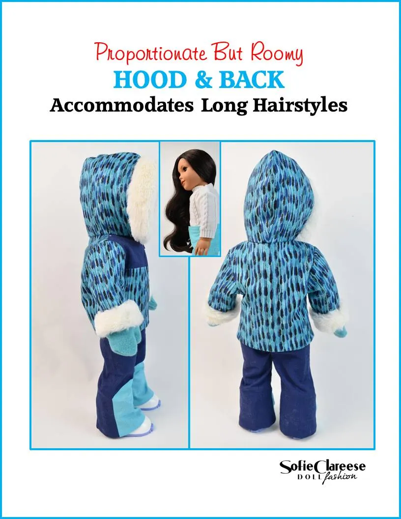 Sofie's Alpine Ski Outfit 18 Inch Doll Sewing Pattern