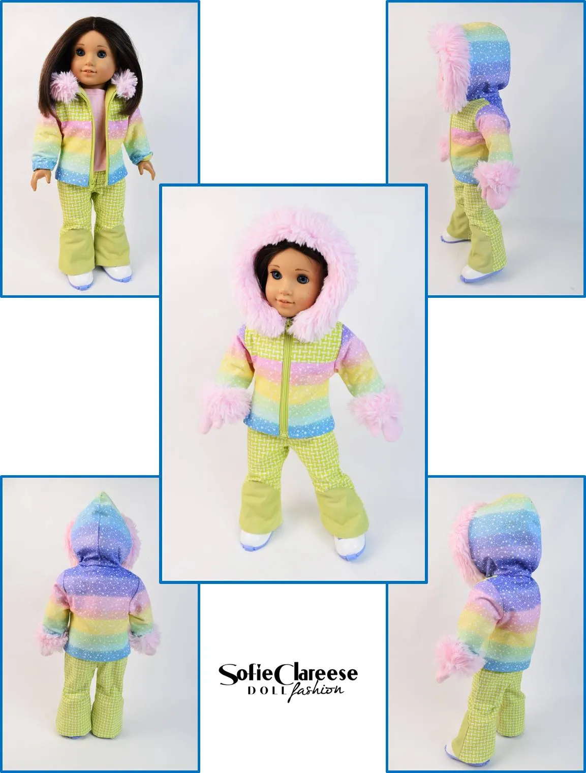 Sofie's Alpine Ski Outfit 18 Inch Doll Sewing Pattern