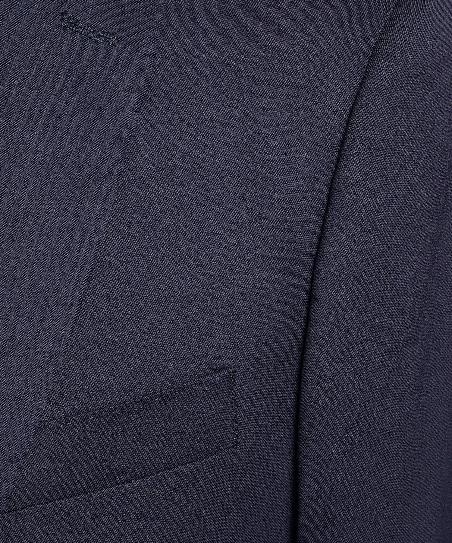 Sutton Stretch Tropical Wool Suit Jacket in Navy