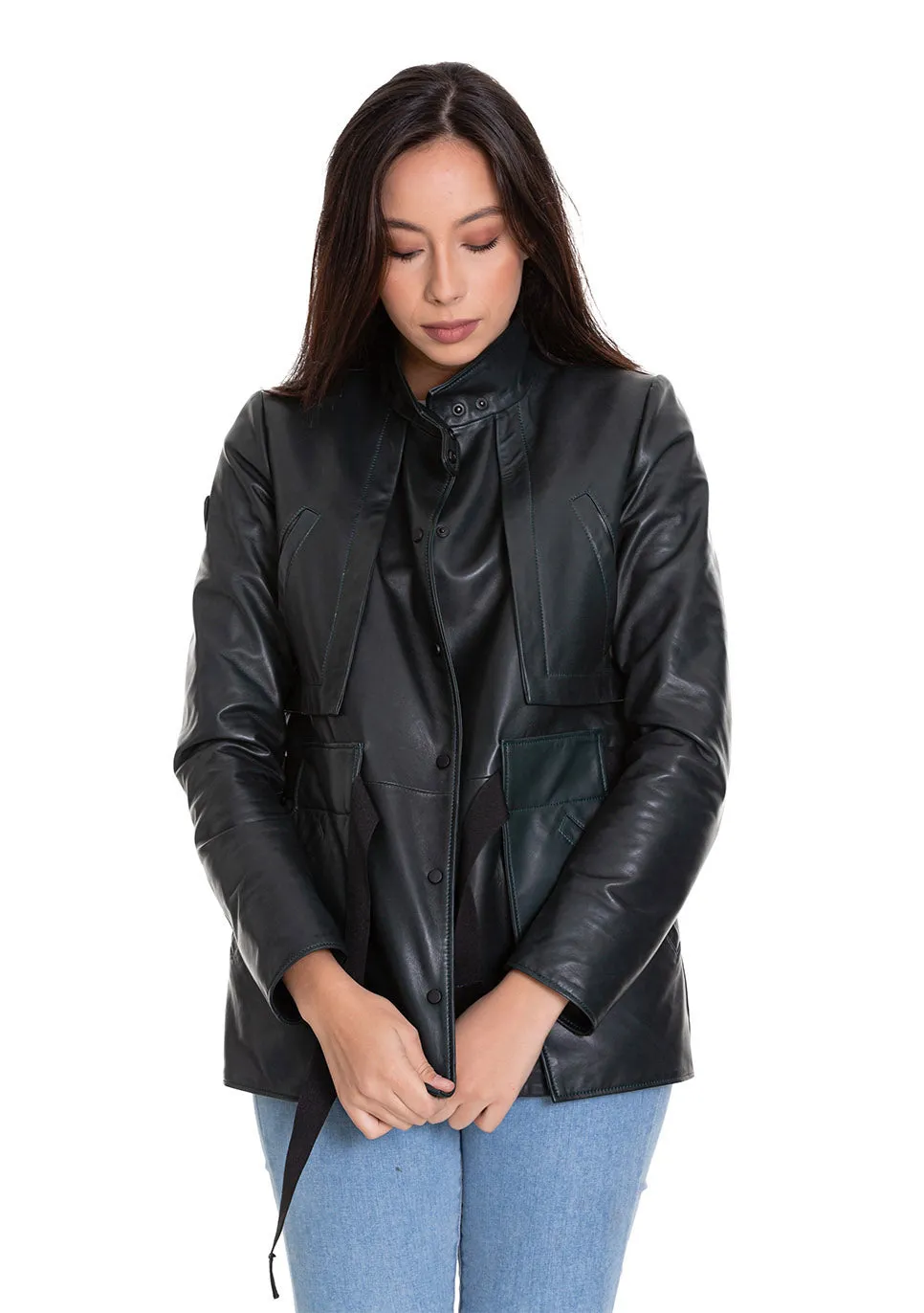 The Luque Leather Women Jacket