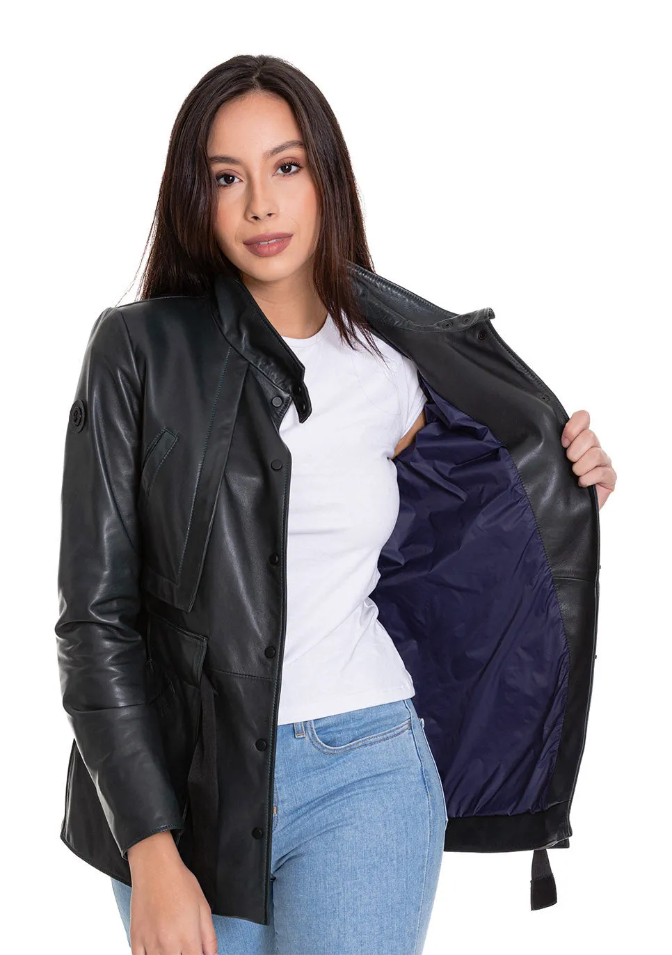 The Luque Leather Women Jacket