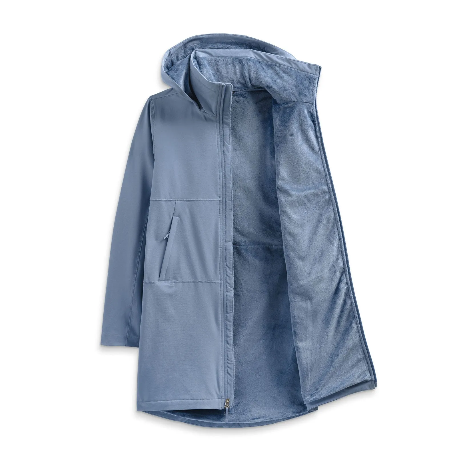 The North Face Shelbe Raschel Parka Length With Hood (Women) - Folk Blue