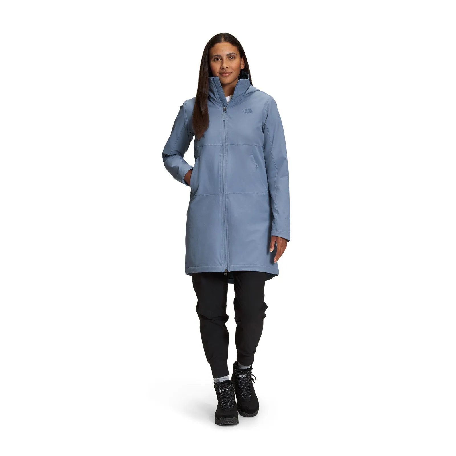 The North Face Shelbe Raschel Parka Length With Hood (Women) - Folk Blue